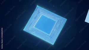 Simple 3D Geometric Shapes Motion Abstract 4K Background Loop Animation Blocks Lights Design technology particle arrow art banner blue bright business colours concept connection datum diagonal