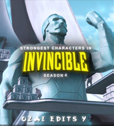 Strongest Characters In Invincible (Season 4) #invincible #omniman #thragg #conquest #anissa