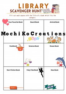 Library Scavenger Hunt for All Ages Bundle, Digital Download - Etsy