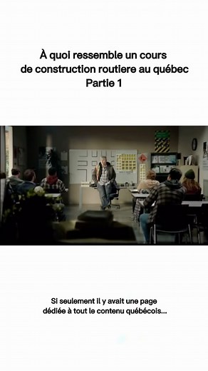 272K views · 6.1K reactions | Suivez (nous) @qccitytv pour TOUT à propos du Québec✅ Voici un Leak des classes de Contruction des routes au Québec 藍 #quebecmeme #quebec #faitauquebec #quebecois | Québec Daily TV | Facebook