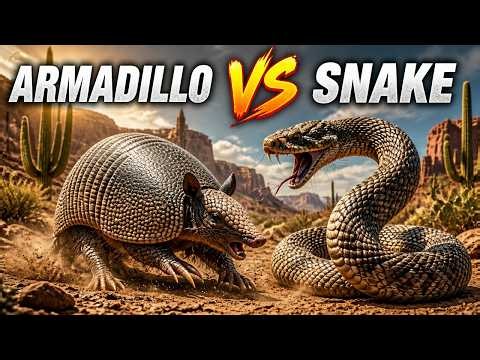 When Predators Clash SNAKE VS ARMADILLO: The Deadliest Battles in the Desert | Wildlife Documentary