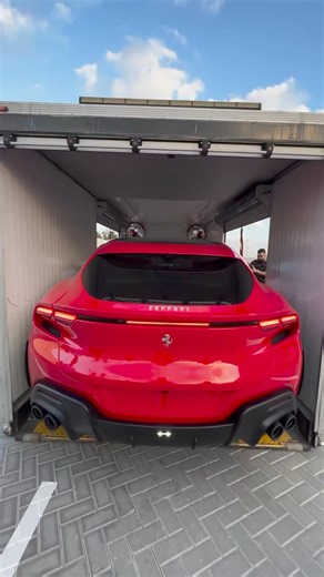 1.4M views · 10K reactions | Auto Key Unloading the first Red Ferrari Purosangue In UAE #uae #dubai #ferrari #purosangue #ferrarisuv #redferrari #dimash_key | Auto Key | Facebook