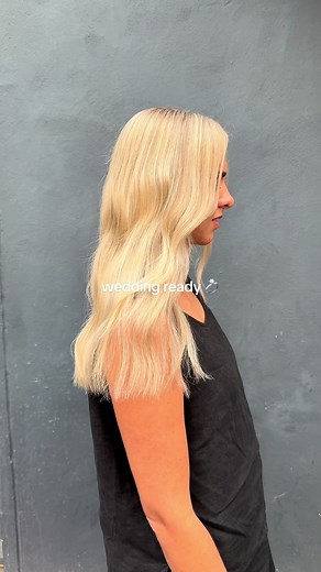 La novia rubia más hermosa para el gran día 💍