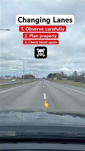 Changing Lanes | How to Change Lanes While Driving | Switching Lanes | Driving Tips | Driving Test