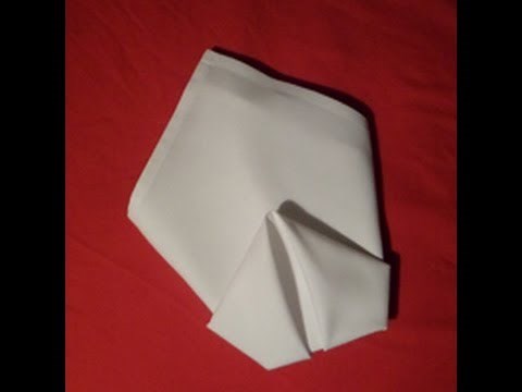 How To Fold Napkins - Cone Fold (Napkin Folding)