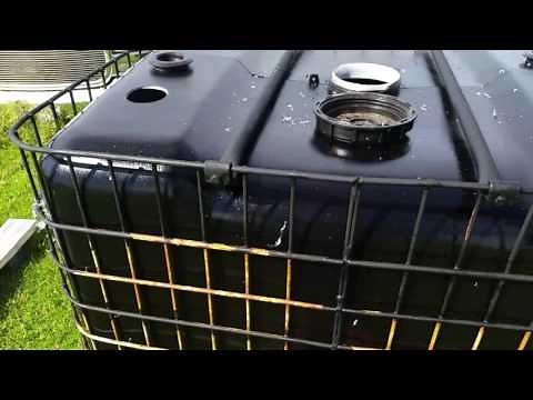 How to build IBC Tank Biogas Digester Part 2 Free Gas