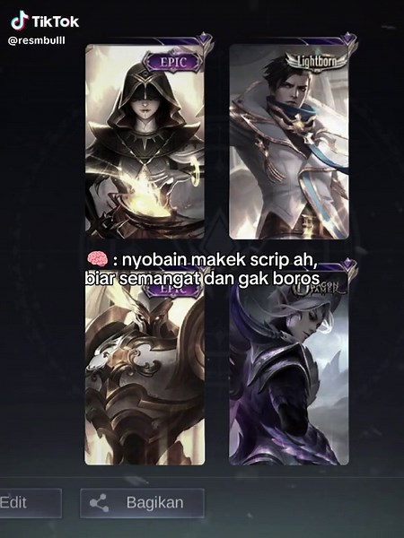 Cara Memasang Script Skin MLBB dan Tips Mengaktifkan Highlight Di ML