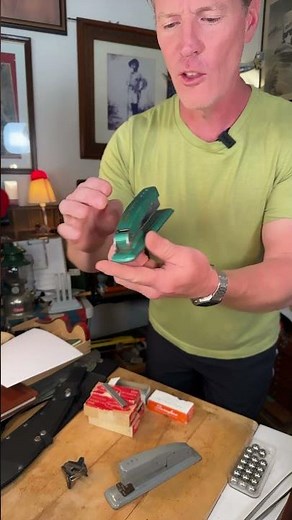 Swingline Stapler, Don't be PUSHED over the Edge! #office #theoffice #vintage #retro #homeoffice