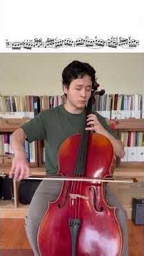 The piece that made me fall in love with the cello | Bach Suite No. 3. BWV 1009 - Prelude #Shorts