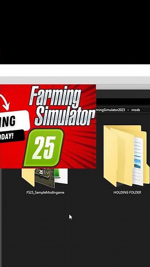 🚜 How to Set Up Mods folder - Farming Simulator 25 #farmingsimulator25 #fs25