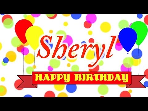 Happy Birthday Sheryl Song