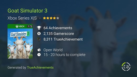Goat Simulator 3 Achievements