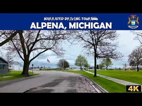 🌅 Alpena, Michigan 🚗 4K Drive
