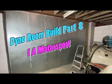 Dyno Room Update 8 Soundproofing I A Motorsport