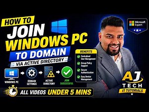 How to Join Windows PC to Domain | Active Directory Step-by-Step