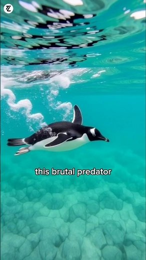 When the Leopard Seal Strikes Penguin🐧 Danger Zone