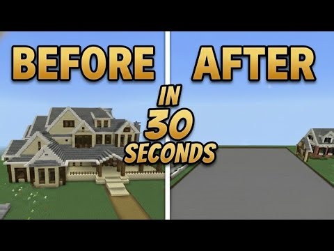 How to quickly remove blocks in Minecraft!!!! #minecraft #minecrafttutorial #tutorial