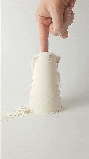 White Cone Emerges From Powder 💥✨