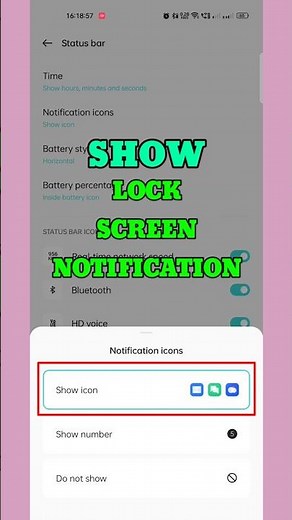 How to see notifications on the lock Screen ||#shorts #viral#tech