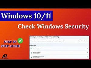 How to Check Windows Security on Windows 10/11