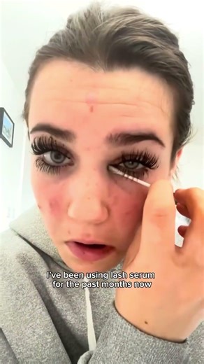 Fix my mascara after the lash serum worked