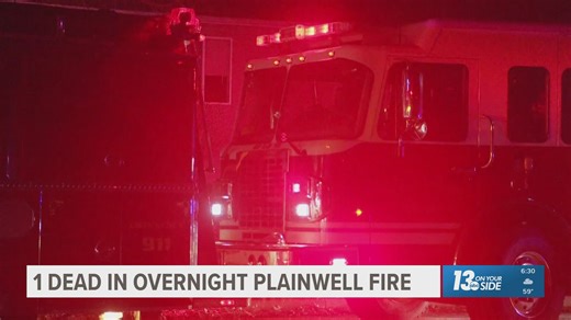 Plainwell house fire leaves 1 dead