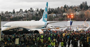 Boeing's first 737 MAX rolls off production line