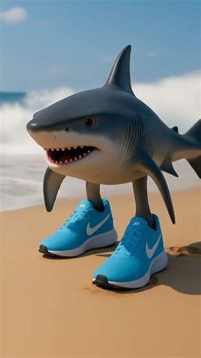 Tralalelo tralala brings photos alive with fun!🦈👟 #brainrotvibes#viraltrend#photocomealive