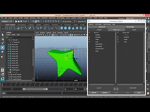 NURBS Circle(Curve) Surface Bevel Plus Rigging in Maya 2022 tutorial with easy explanation