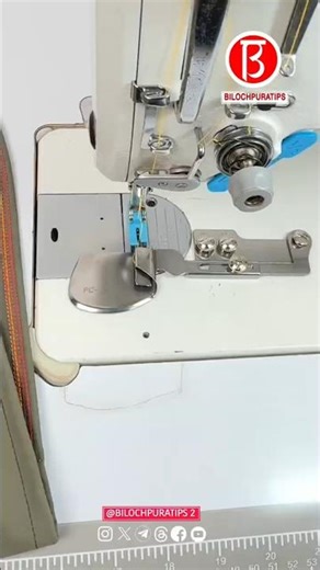 Sewing Tools And Tutorial Installation and use of the upward-folding single-edge pull tube