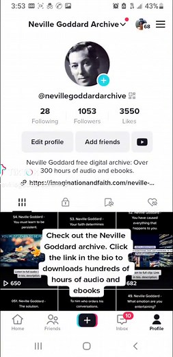 The Neville Goddard Archive is free! over 300 text lectures in pdf format, 130 hours of Nevilles original voice, and over 10 of his published books available in the bio! #nevillegoddard