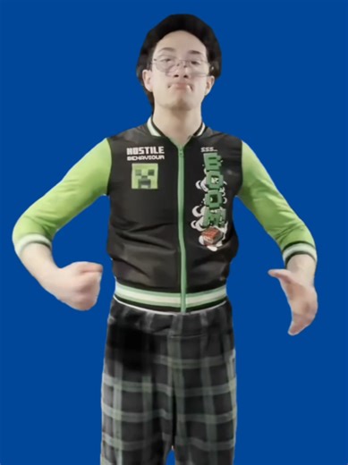 Green screen meme template of an angry nerd in Minecraft clothing ready to fight — perfect for gamer rage edits, “when someone insults your build” reactions, and boss-mode moments inside the blocky world of Minecraft. This scene channels classic player frustrations and dramatic fight prep energy, ideal for parody battles, “charging into combat” edits, or PvP hype clips that grab attention fast. Import into CapCut, layer your photo or video under the green screen, and let the Minecraft nerd’s det