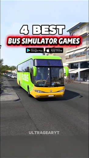 4 Best Bus Simulator Games for Android & iOS 🚍🔥 | Realistic High Graphics Bus Games #games #viral