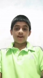 22 reactions | Satvik, a 7th grader of Vittal Jaycees English Medium...