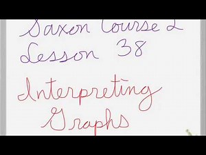 Saxon course 2 Lesson 38
