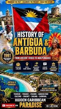 🇦🇬 History of #Antigua and Barbuda | Complete History, Independence, Population, Economy & Country
