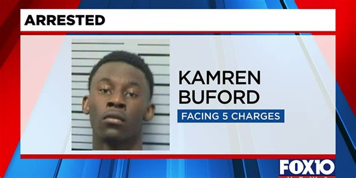 Mobile police arrest teen accused of driving stolen car