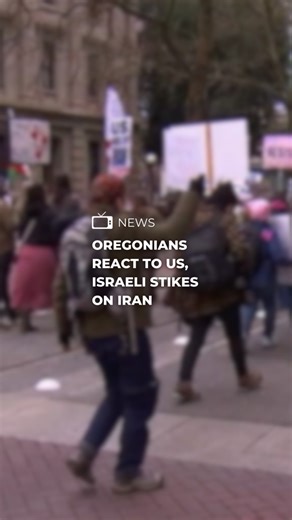 Nearly 100 people rallied and marched in downtown Portland on Saturday afternoon, denouncing the military strikes on Iran, frustrated by yet another war. Find the full story on the FOX 12 app. | FOX 12 Oregon