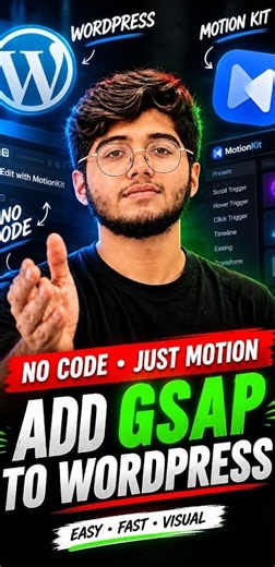 GSAP Animations in WordPress — No Code?!