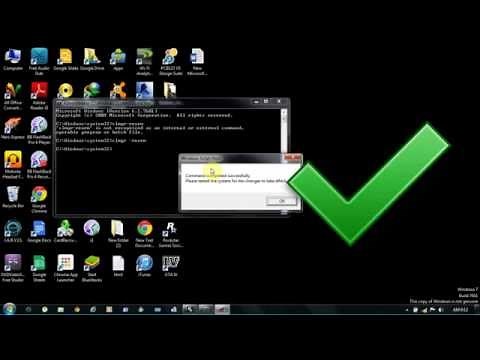 HOW TO FIX windows 7 build 7601 this copy of windows is not genuine
