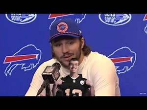 Josh Allen Postgame PRESS CONFERENCE vs. Broncos PLAYOFFS "STOP YELLING" | FAN REACTION