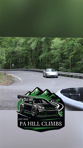 Mazda Miata smooth turn #motorsport #hillclimb | PA Hill Climbs