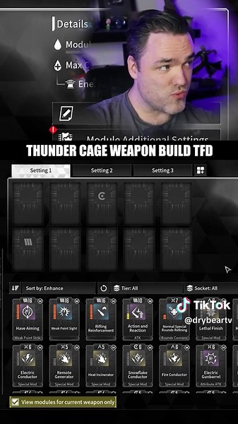 BEST Thunder Cage Weapon Build in The First Descendant Part 2 #thefirstdescendant #tfd #videogame #videogames #nexon #warframe #destiny #drybear #rorynewbrough #gamin #gaming #gamingontiktok #gaminglife #gamingvideos #gamingtiktok #twitch #twitchstreamer #twitchclips #twitchtok #youtube #youtuber #youtubechannel