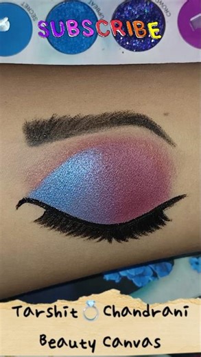 Unique shimmery eye makeup tutorial for beginners | easy eye makeup #shorts #youtubeshorts