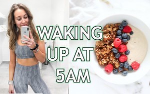 【keepupwithliv】5点起床的高效率晨间日常 | 5AM Healthy Morning Routine | productive, workout