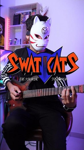 Swat Kats theme! A timeless classic! ❤️ #guitarcover