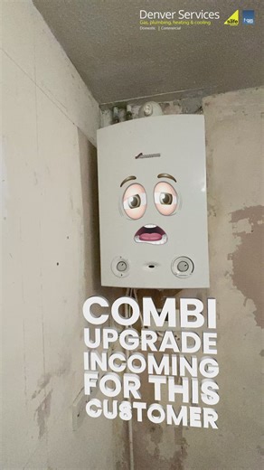 This customer was in the midst of renovating their property and decided to upgrade from their slightly outdated regular gas boiler to super efficient, modern and safe combi boiler. They'll see better efficiency and savings on their energy bills as a result! #HomeRenovation #EnergyEfficiency #CombiBoilerUpgrade #ModernHeating #DenverServices #SmartHomeSolutions #SavingsOnBills | Denver Services