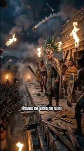 The Death of Moctezuma and the Mexica Fury during the Noche Triste of 1520