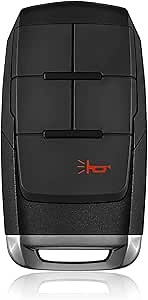 Car Key Fob Remote Keyless Entry Control GQ4-76T 433MHz 1 Button Replacement for 2019 2020 2021 2022 Dodge Ram Pickup HD 2500 3500 4500 5500 Models