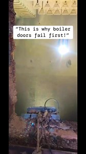 Door side wall refractory condition found during inspection. Cracks, erosion & hot spot risk can cause major boiler damage if ignored. 🔥⚠️ #reels #boiler #powerplant #refrectory #wall | Power Plant Team